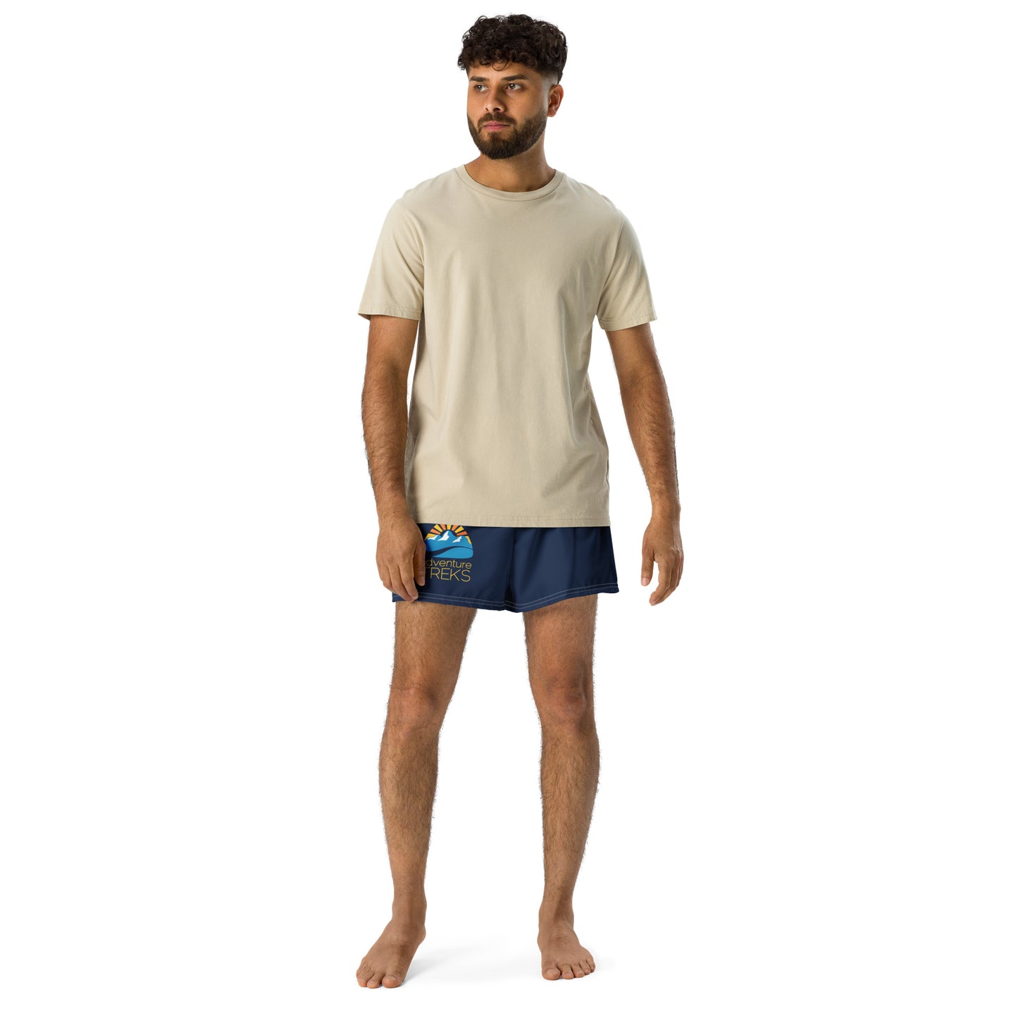 Unisex Athletic Shorts (White Logo)