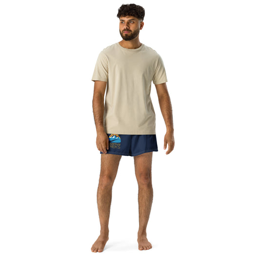 Unisex Athletic Shorts (White Logo)