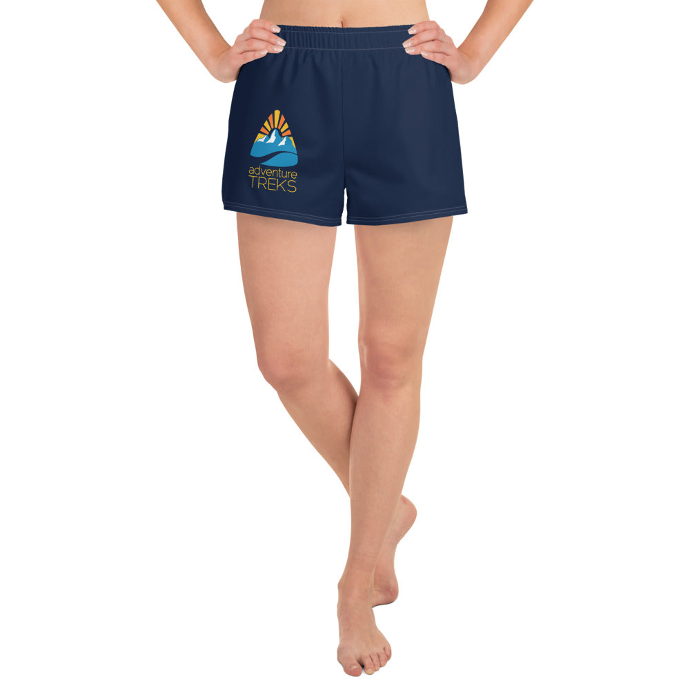 Unisex Athletic Shorts (White Logo)