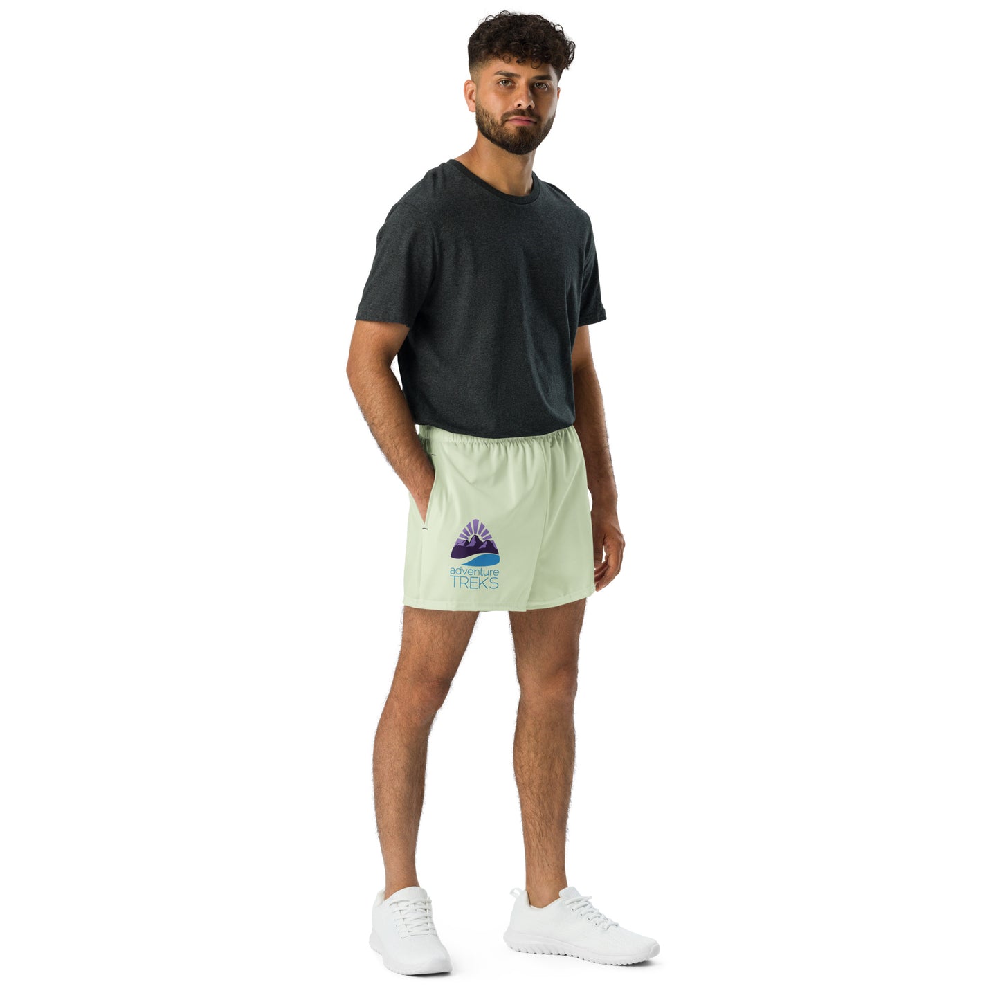 Unisex Athletic Shorts (Color Logo)
