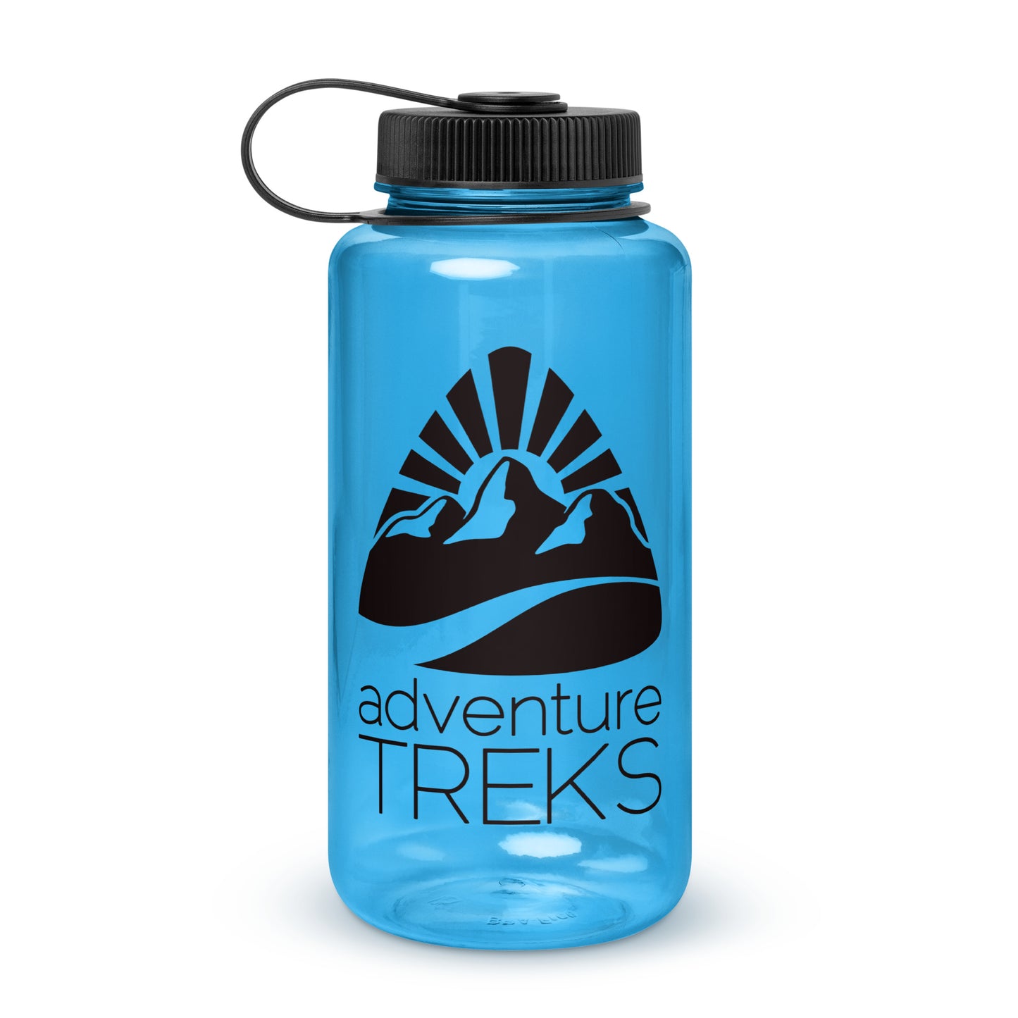 Wide-Mouth Plastic Water Bottle