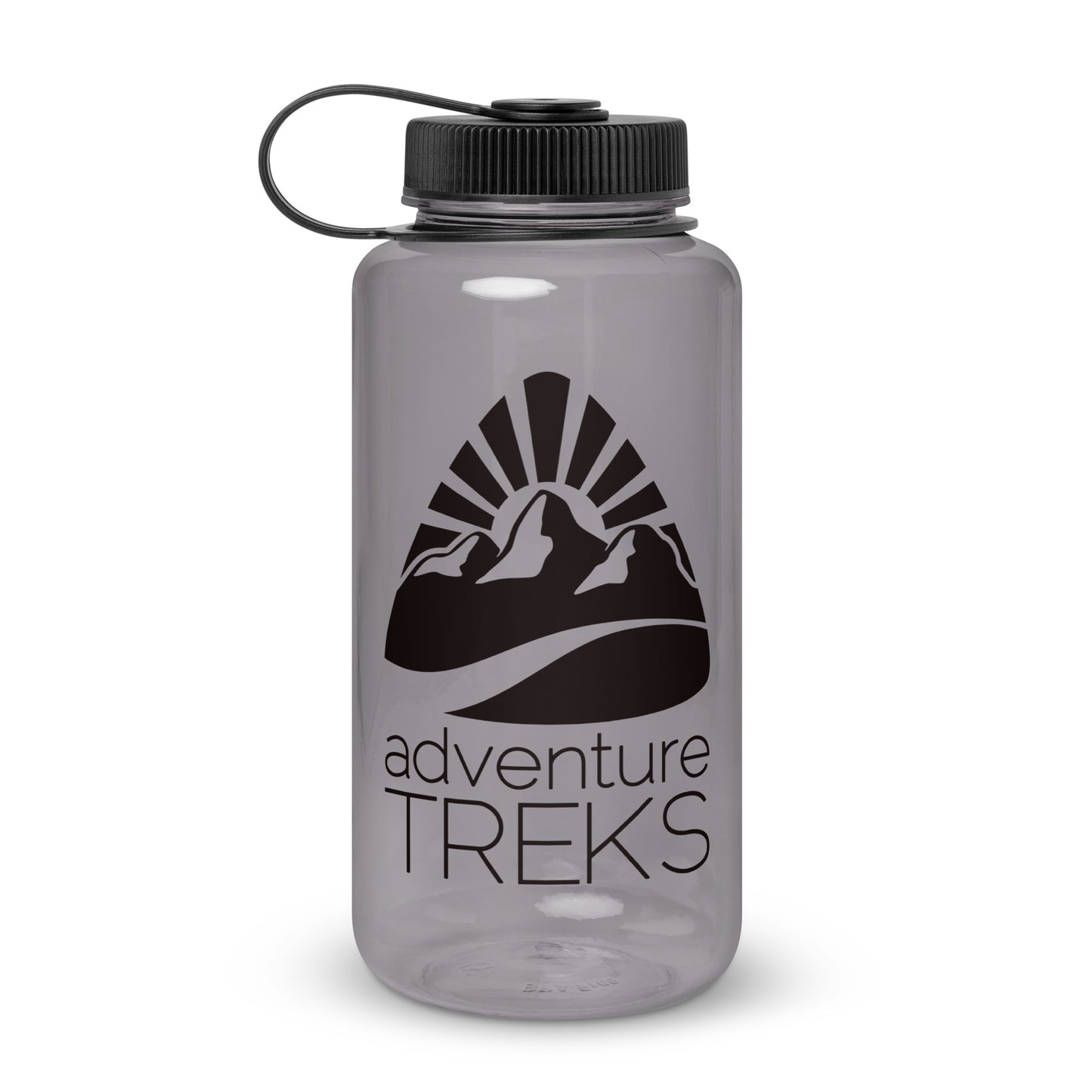 Wide-Mouth Plastic Water Bottle
