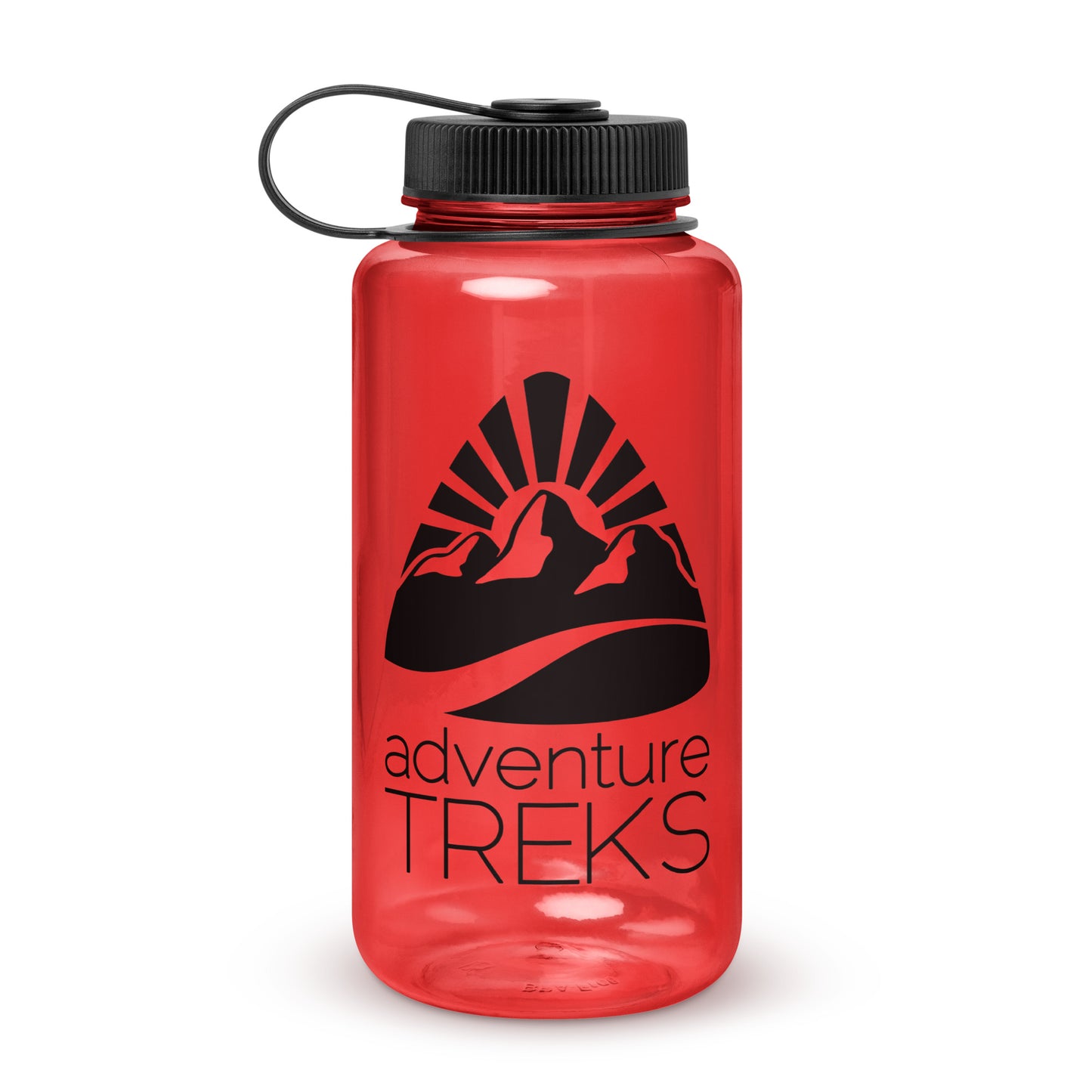Wide-Mouth Plastic Water Bottle